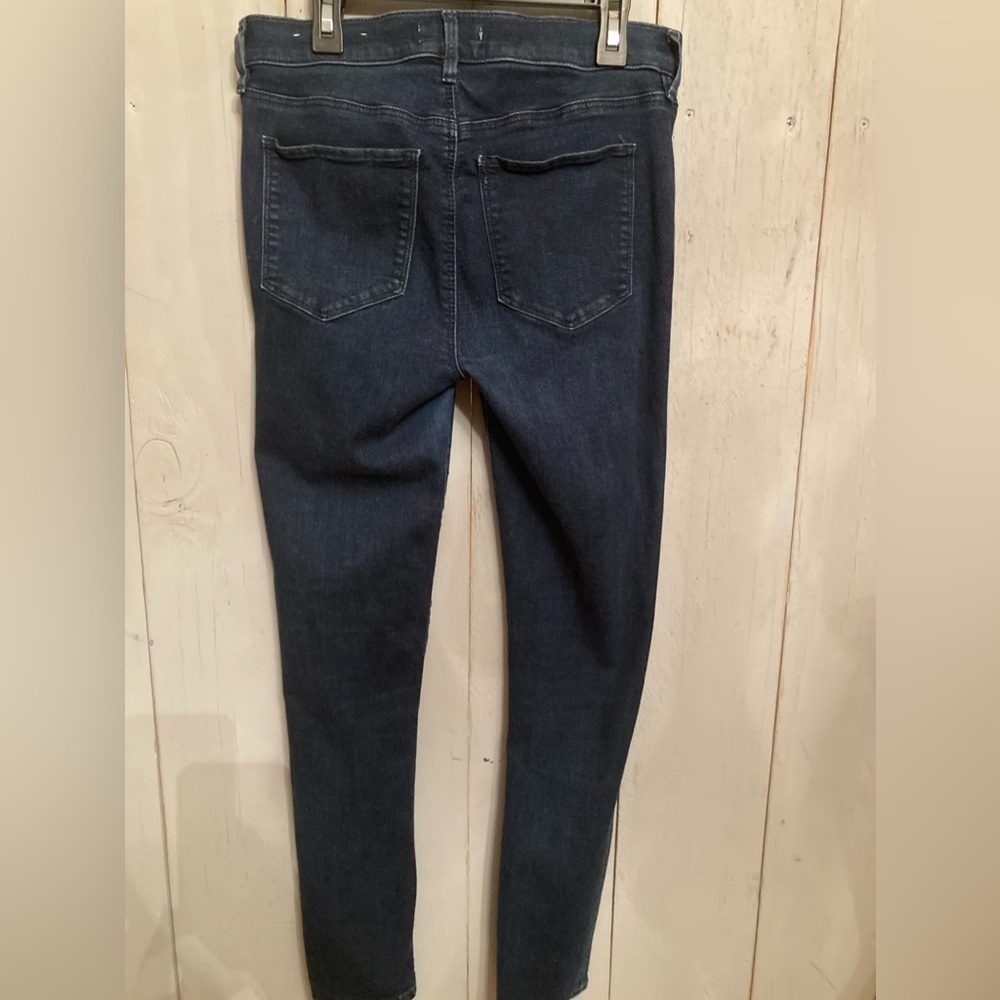 Loft Legging‎ Women's size 4 Denim jeans Stretch Dark Wash - Picture 4 of 10